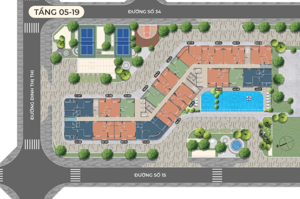 Diamond Sky: Phân khu căn hộ thuộc Vạn Phúc City TP.HCM