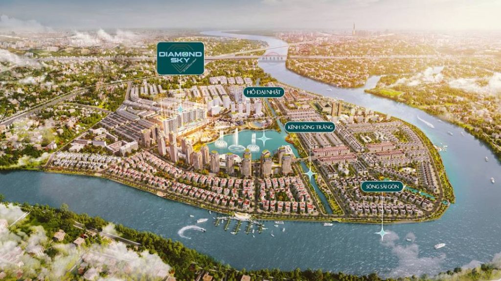 Diamond Sky: Phân khu căn hộ thuộc Vạn Phúc City TP.HCM
